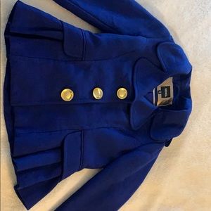 Royal Blue Pea coat